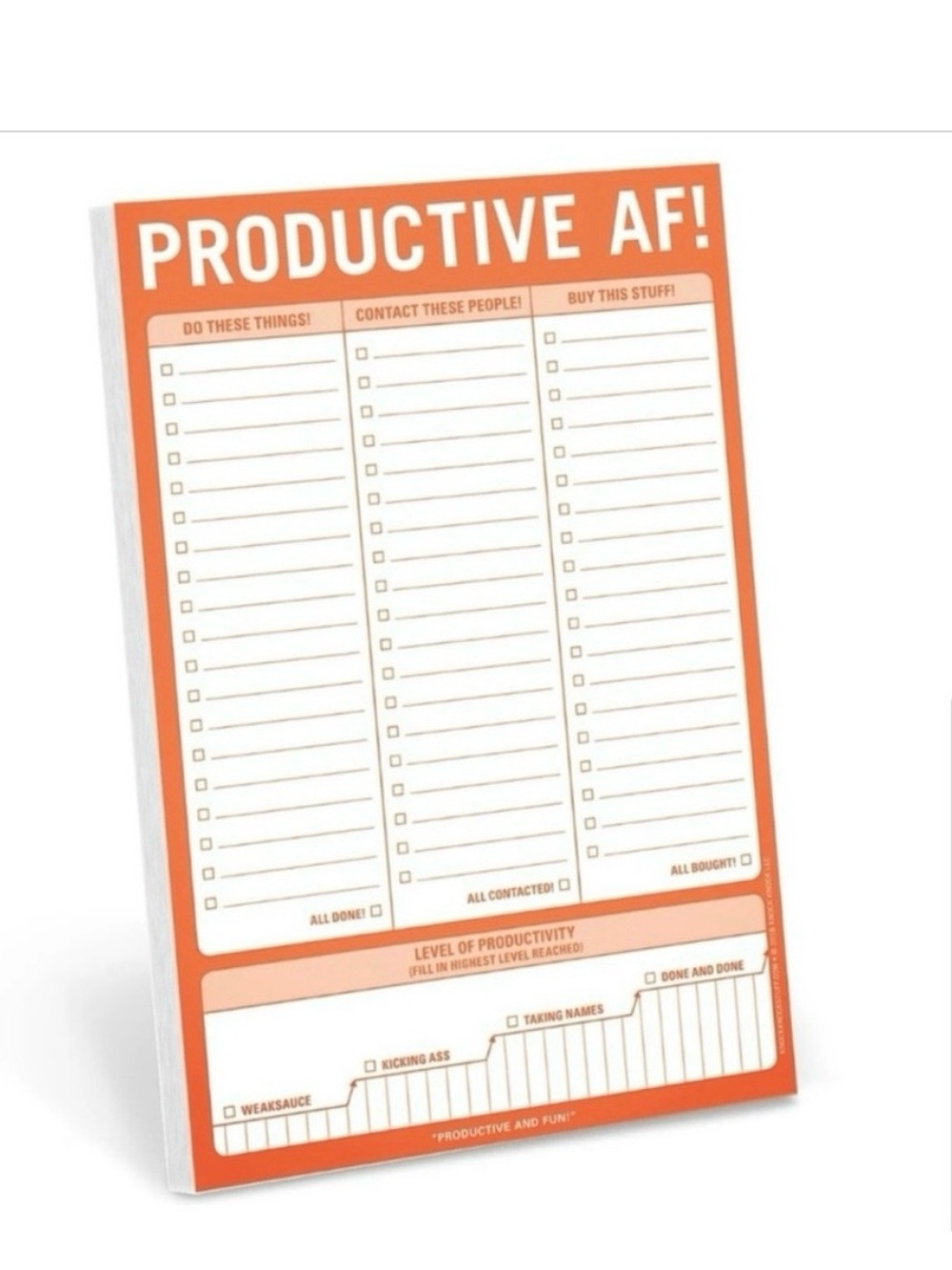 🆕- Productive AF! Writing/Notepad. New in packaging.